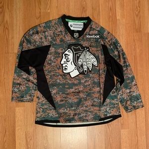 Chicago Blackhawks camouflage hockey jersey